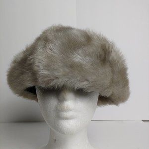 Vintage Faux Fur Hat, Made In USA